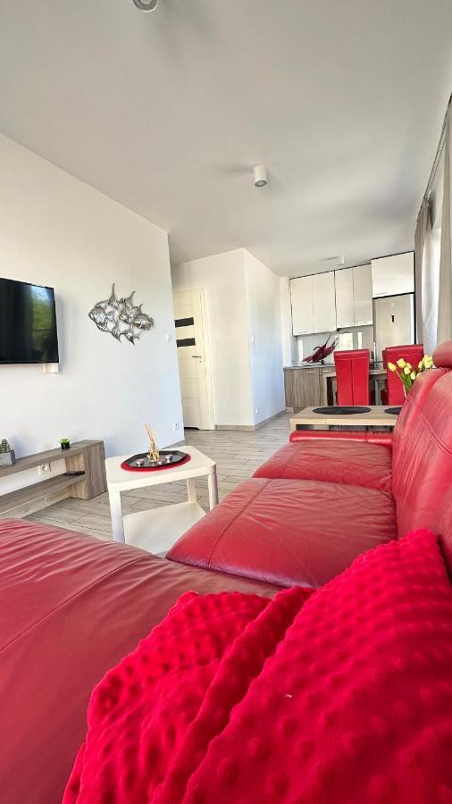 Апартаменти Apartament Red Mielno Мєлно Екстер'єр фото